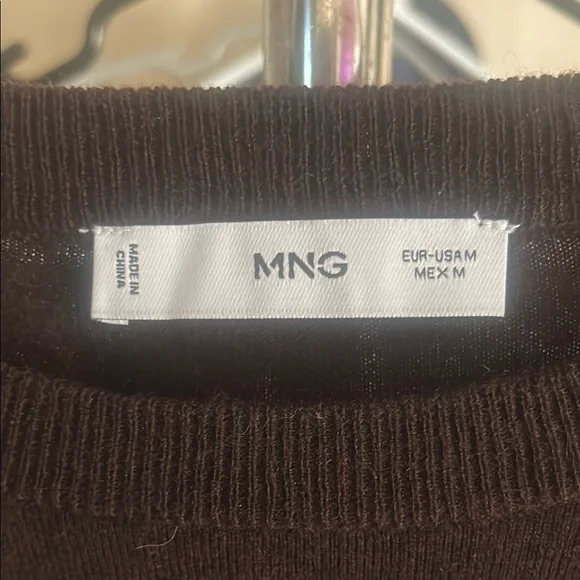 Mango Brown Crew Neck Sweater - Picture 2 of 4